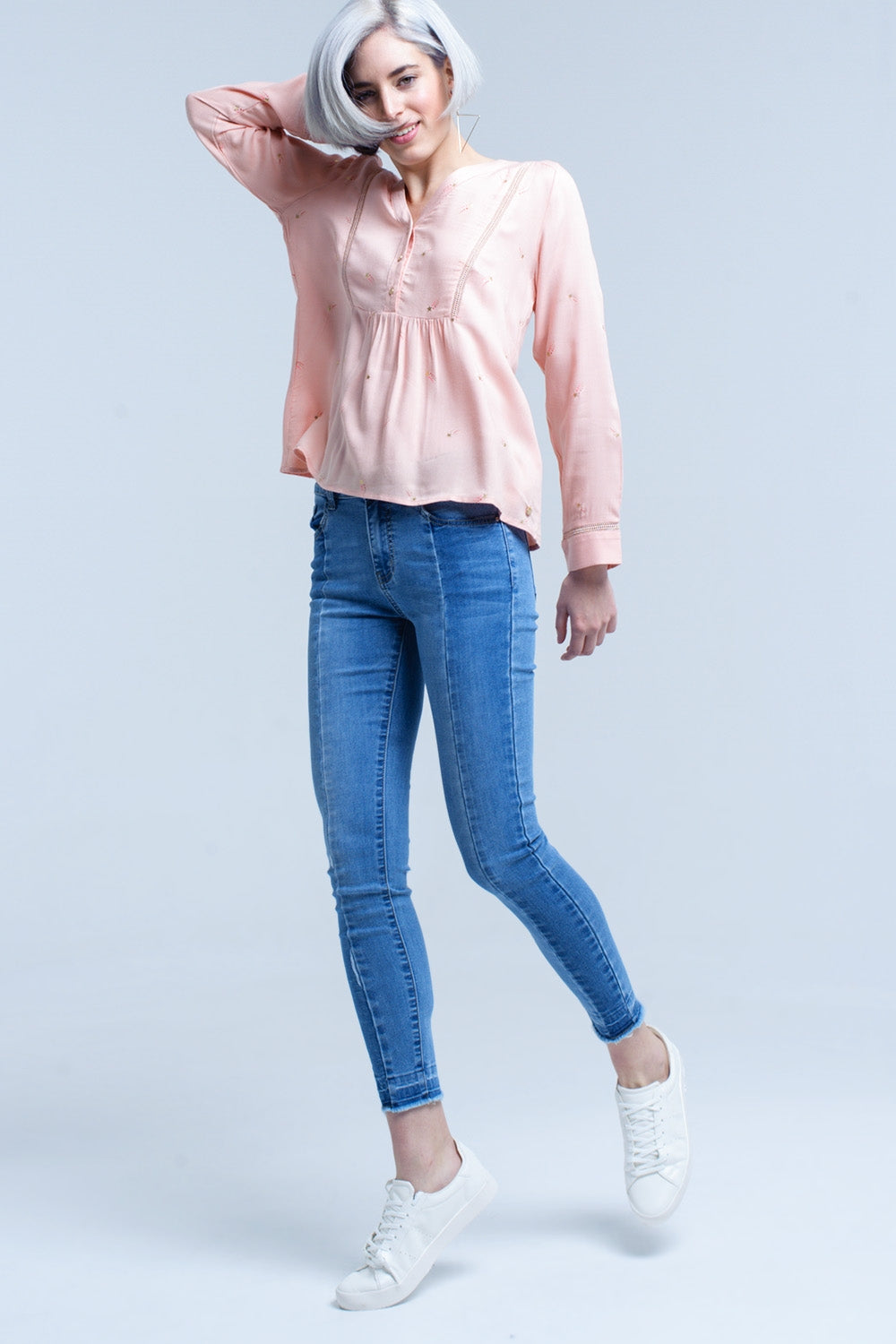 Vaquero en dos tonos