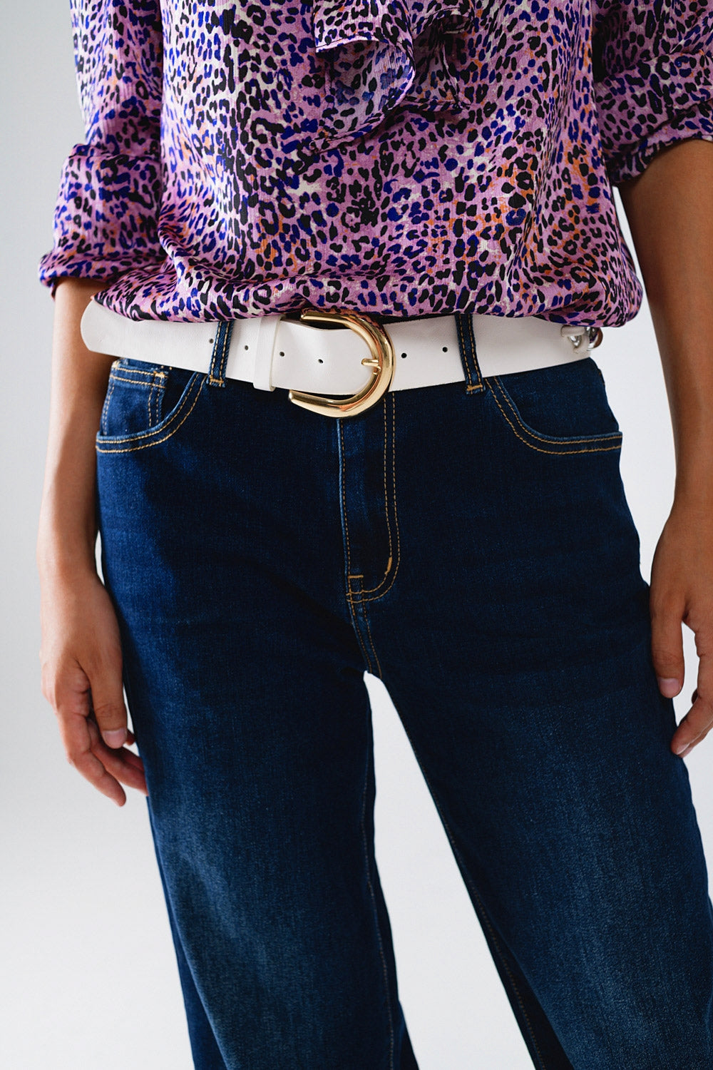 Vaqueros 90's pierna ancha lavado oscuro