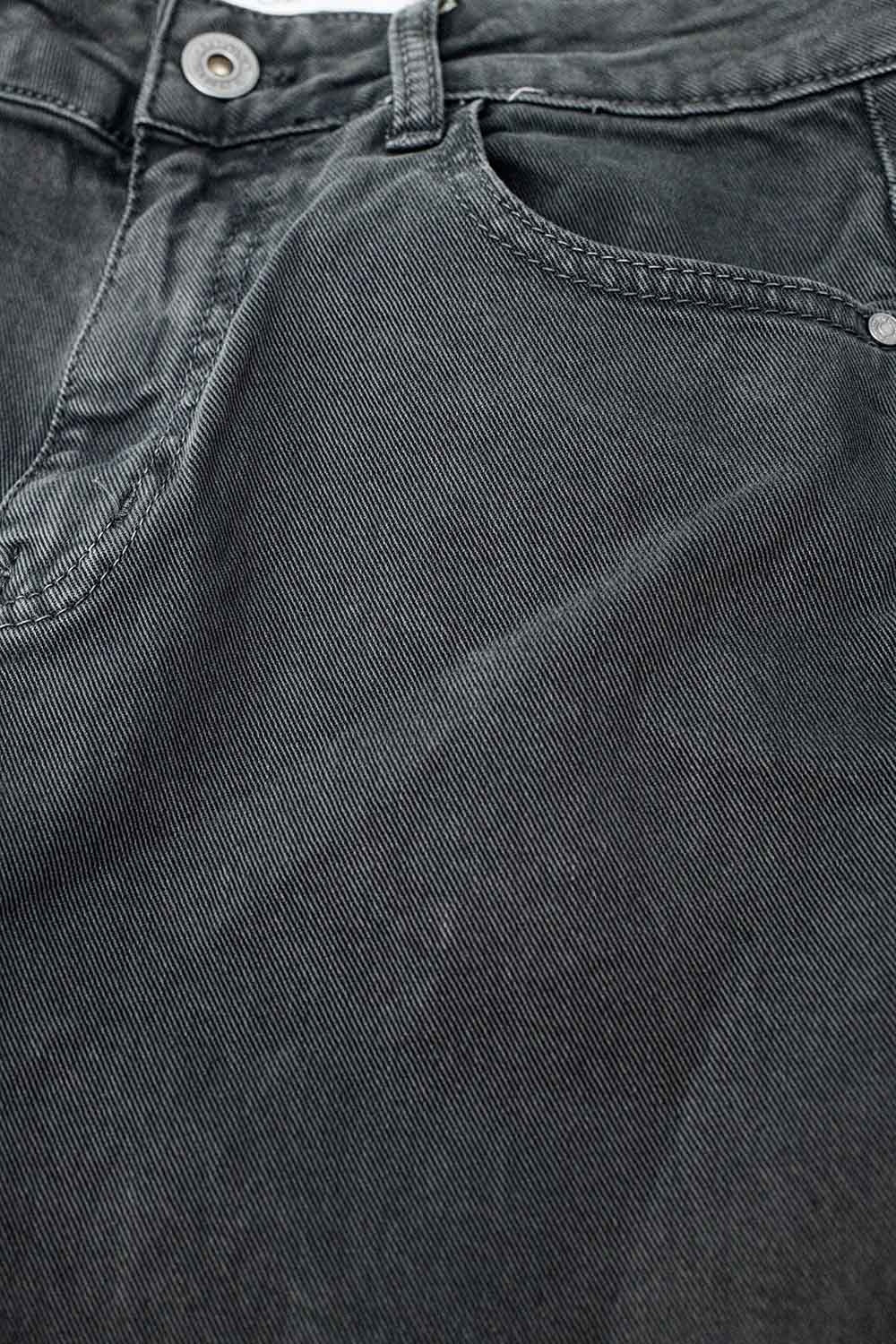 Vaqueros cropped wide leg grises