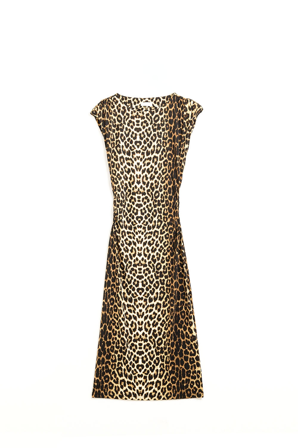 Vestido sin mangas de Spandex con estampado de leopardo