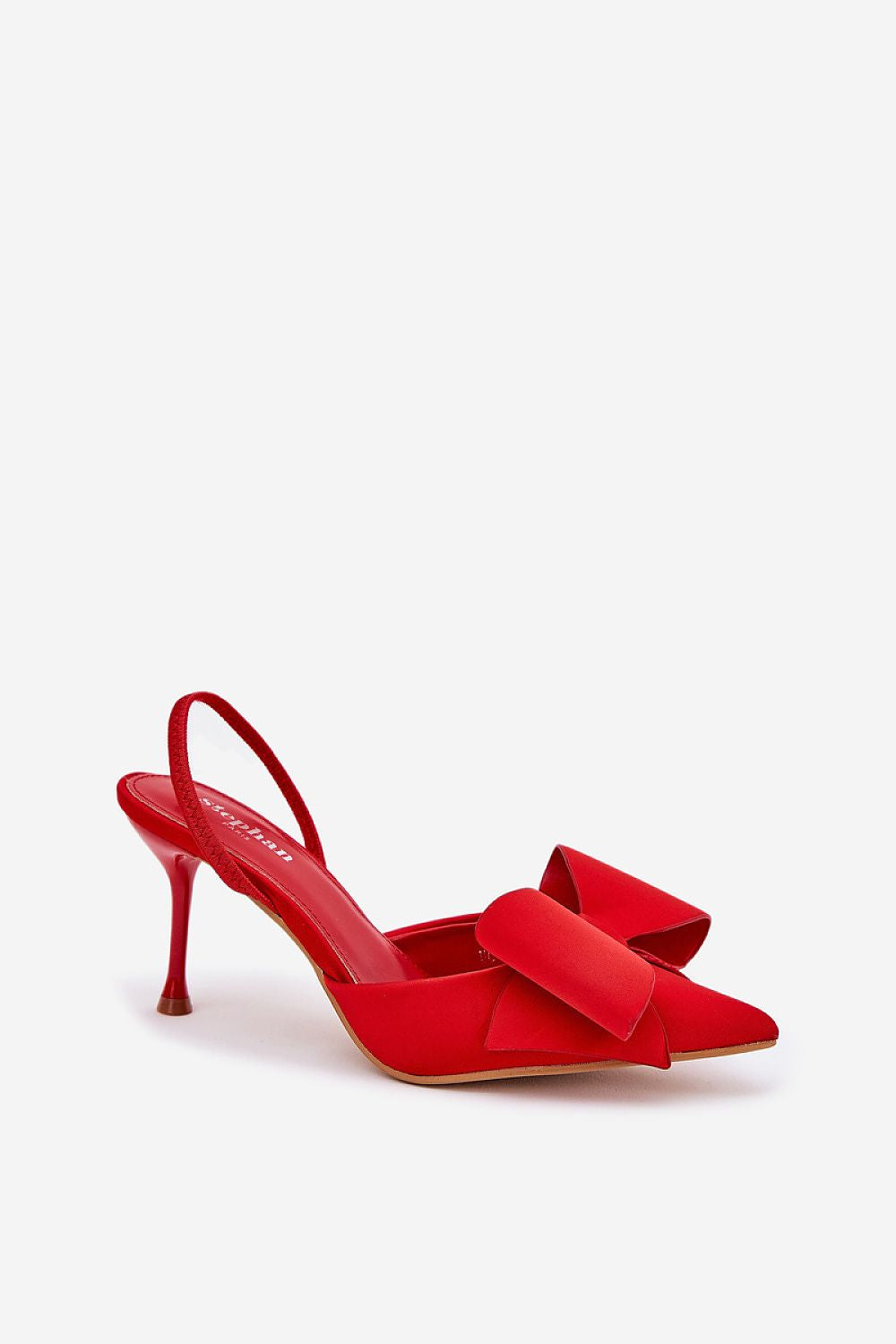 Zapatos rojos de fiesta con lazo – Ivoluxt